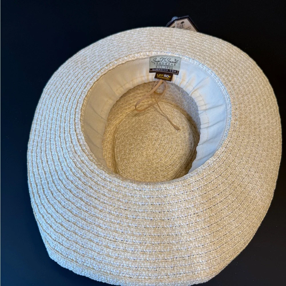 Elegant Cream Straw Hat - Picture 4 of 4